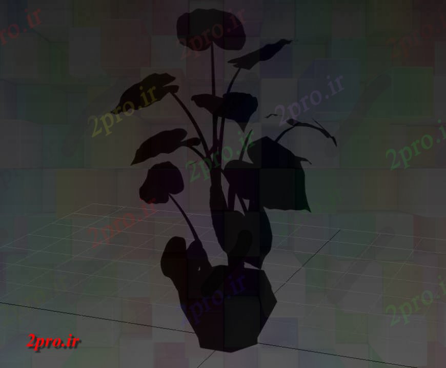 دانلود تری دی  D مدل از گیاهان محوطه سازی طرح حداکثر فایل D کد  (کد24513)