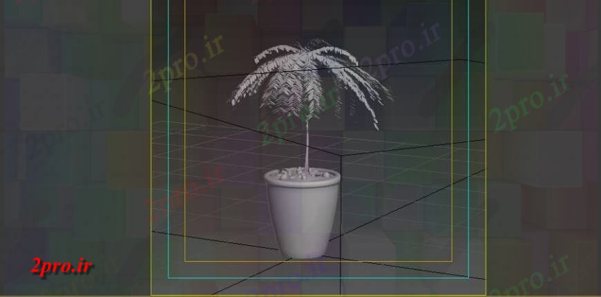 دانلود تری دی  محوطه PLAM جزئیات گیاه درخت مدل d فایل طرح Revit و کد  (کد24708)