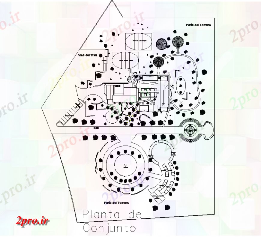 دانلود تری دی  D مدل از خانه با چشم انداز در فایل SKP. کد  (کد24868)