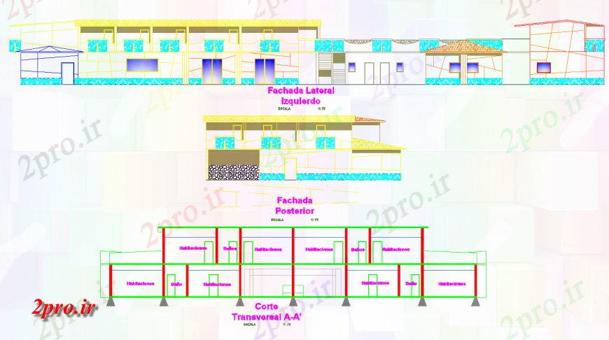 دانلود تری دی  خانه رعیتی شخصی مدل d در فایل dwg اتوکد کد  (کد24869)