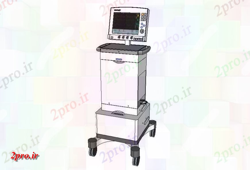 دانلود تری دی  بیمارستان تجهیزات الکتریکی جزئیات مدل d طرح بندی فایل طرح تا کد  (کد25130)