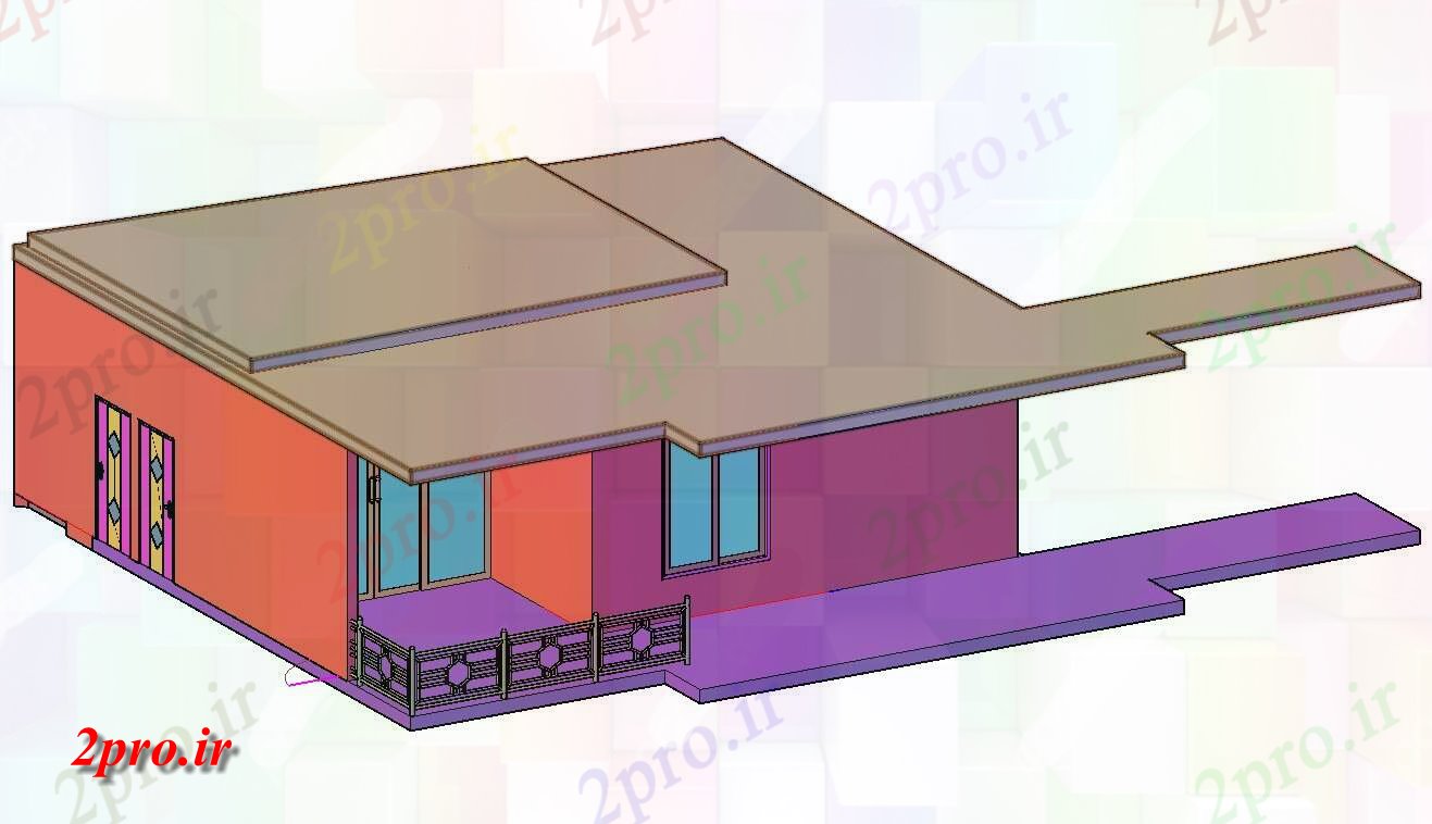 دانلود تری دی  D خانه طراحی  کد  (کد25743)