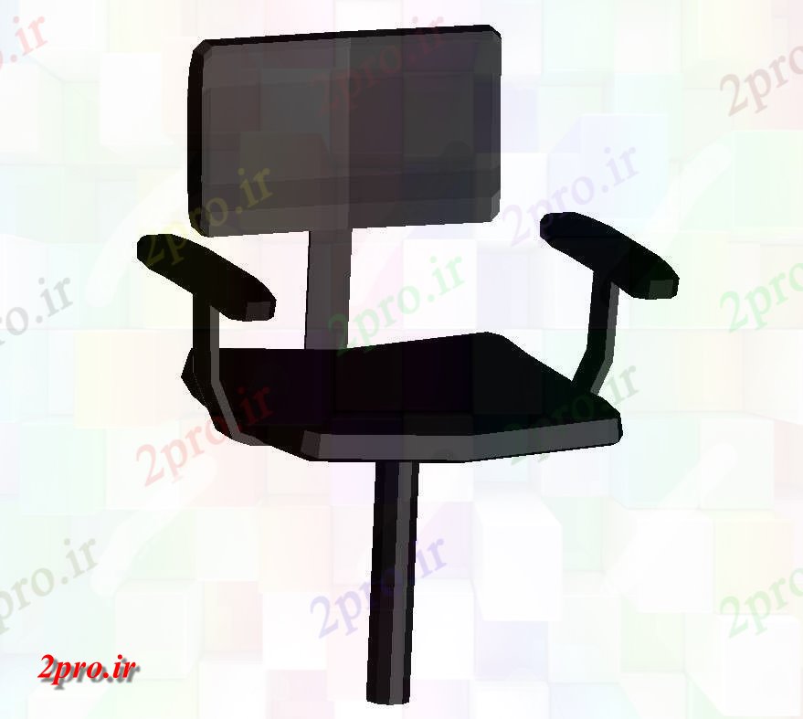 دانلود تری دی  رایگان D  صندلی بلوک کد  (کد25813)