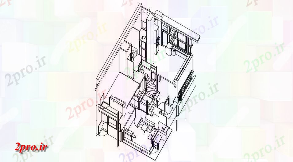 دانلود تری دی  D خانه طراحی داخلی طراحی های رایگان کد  (کد25879)