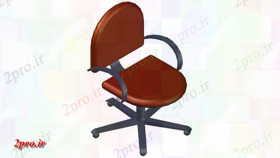 دانلود تری دی  D مبلمان طراحی دفتر صندلی کد  (کد25899)