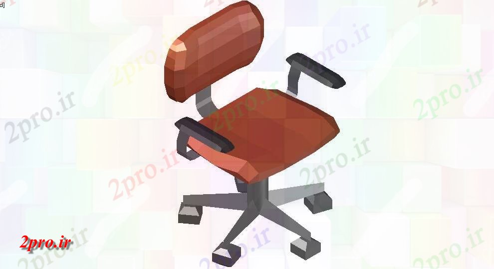 دانلود تری دی  مبلمان صندلی D مدل طراحی کد  (کد25902)