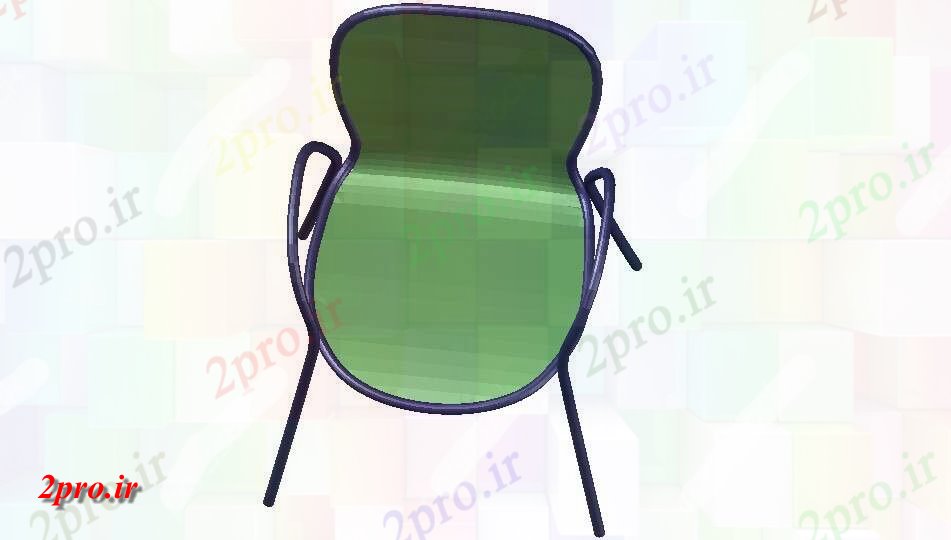 دانلود تری دی  صندلی طراحی مدل d اتوکد بلوک های مبلمان نشیمن کد  (کد25907)