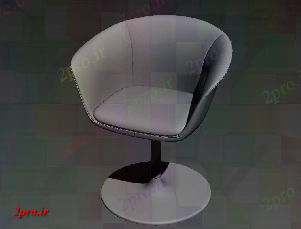 دانلود تری دی  سبک جدید صندلی D MAX فایل رایگان دانلود کد  (کد25945)