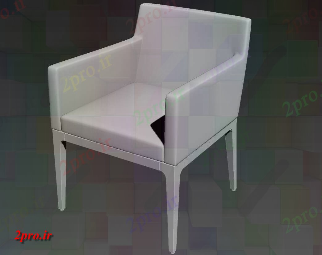 دانلود تری دی  چوبی مدرن سبک صندلی در D MAX فایل رایگان دانلود کد  (کد25982)