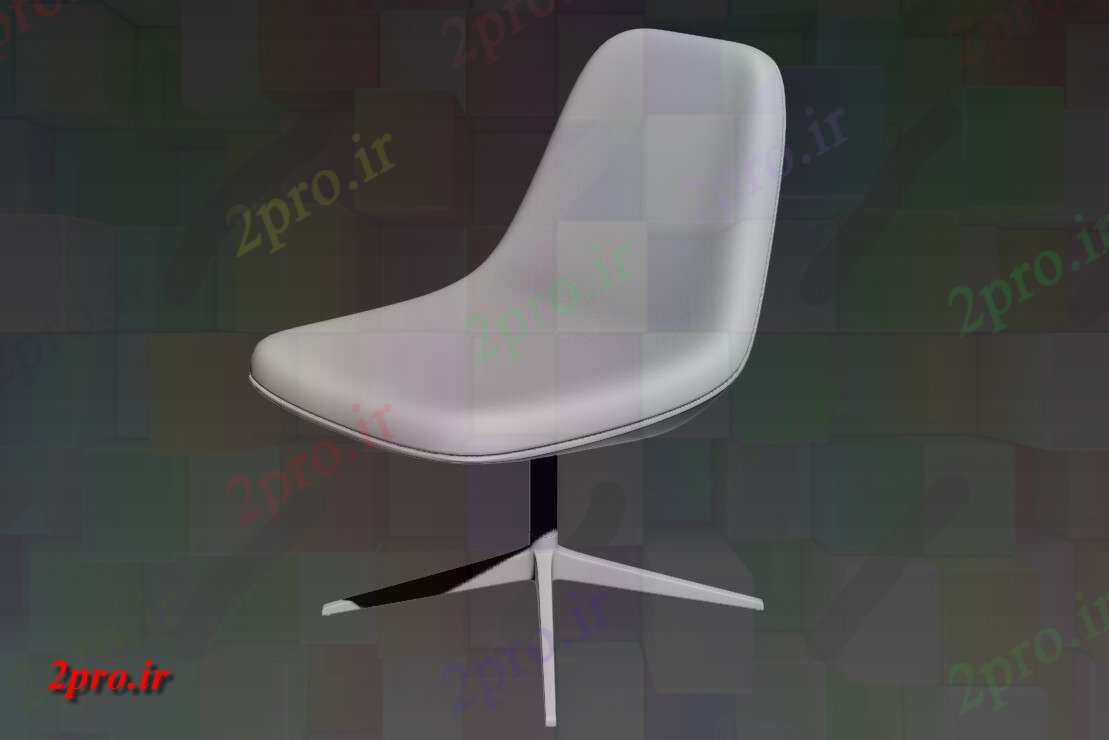 دانلود تری دی  مدرن صندلی D MAX فایل رایگان دانلود کد  (کد25984)