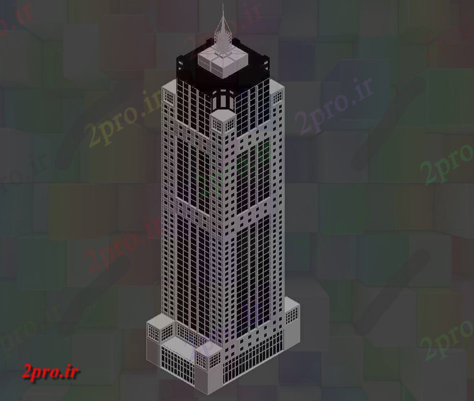 دانلود تری دی برج تجاری   (کد26065)