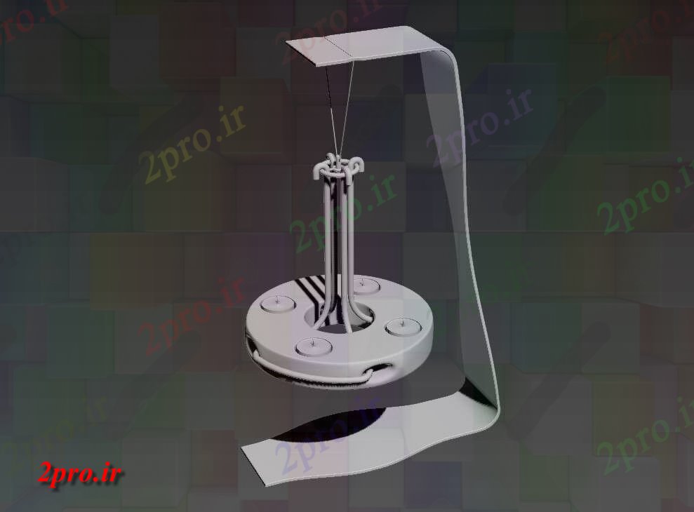 دانلود تری دی حلق اویز شمع   (کد26159)