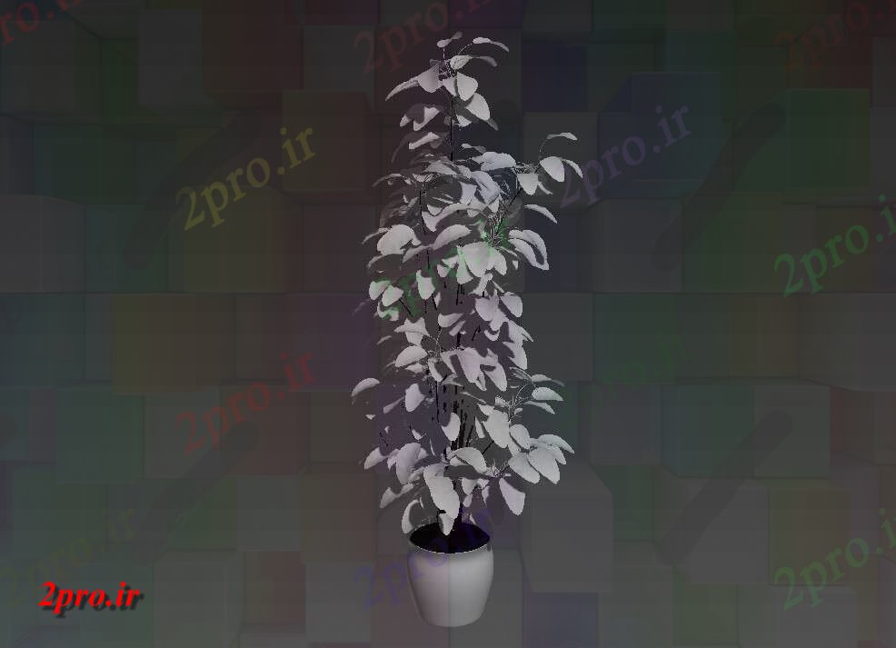 دانلود تری دی گلدان   (کد26305)