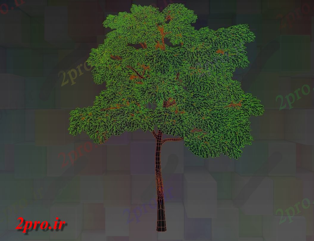 دانلود تری دی درخت گردو   (کد26517)
