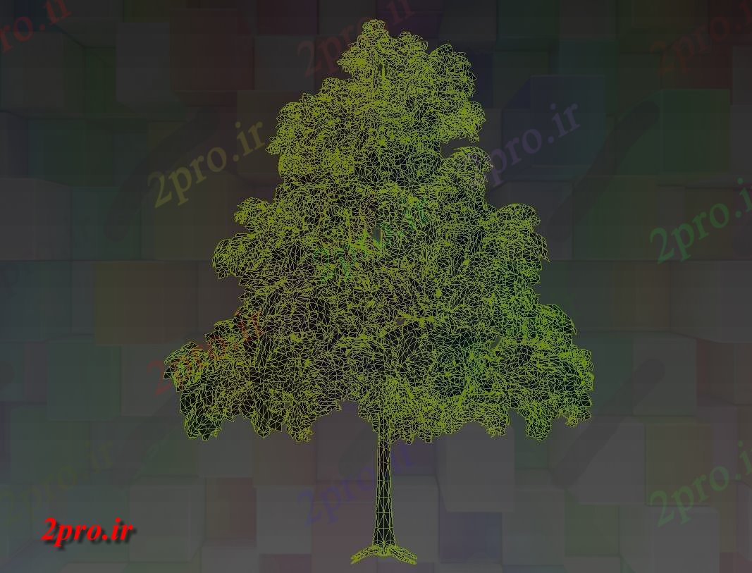 دانلود تری دی درخت  (کد26581)