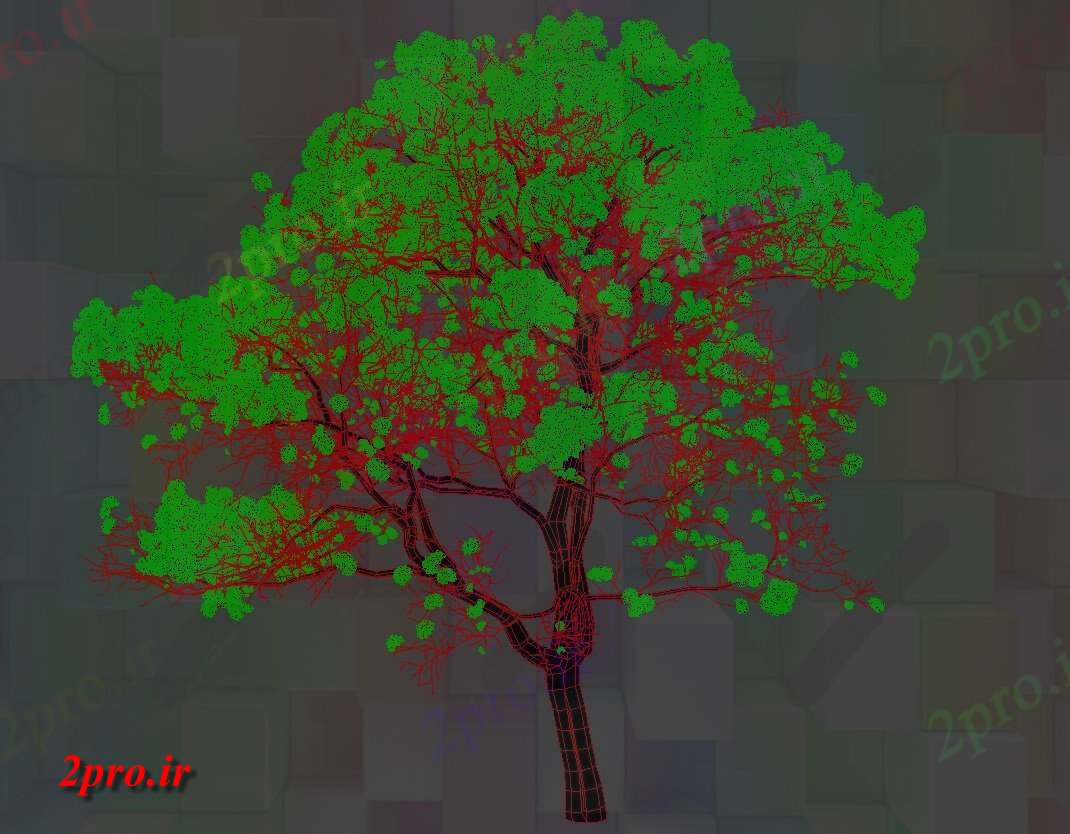 دانلود تری دی درخت  (کد26606)