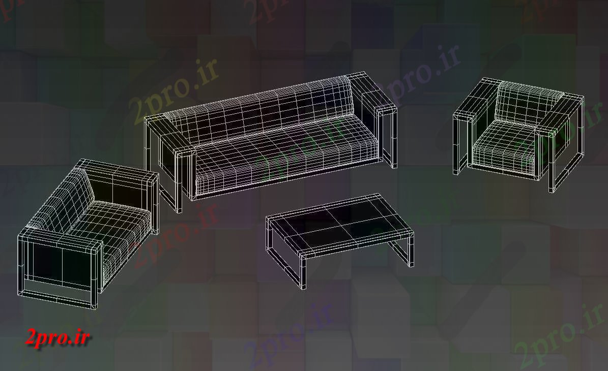 دانلود تری دی مبل و کاناپه   (کد26623)