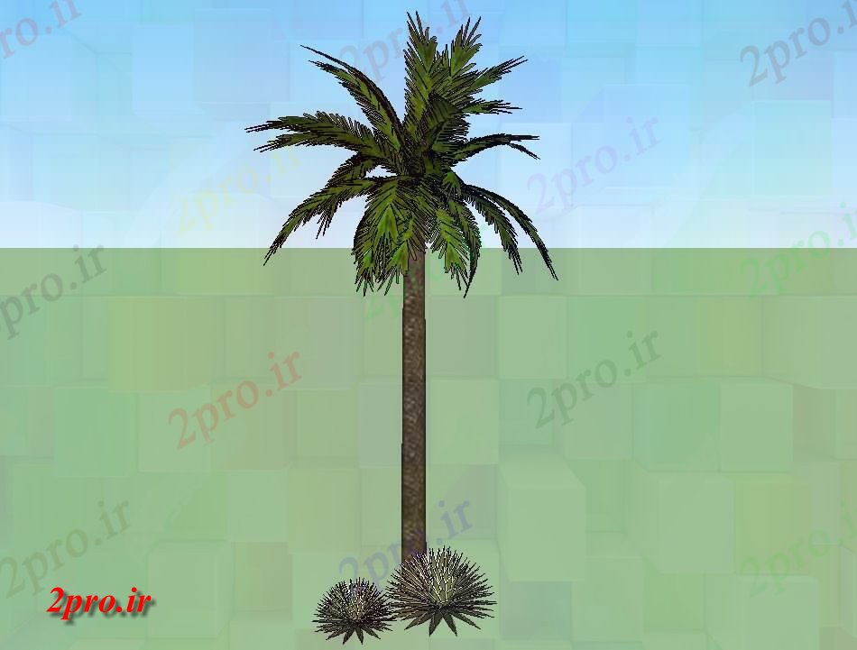 دانلود تری دی درخت نارگیل   (کد26821)