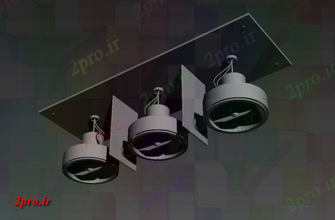 دانلود تری دی پرژکتور ، لوستر ، چراغ ، لامپ ، هالوژن  (کد26879)