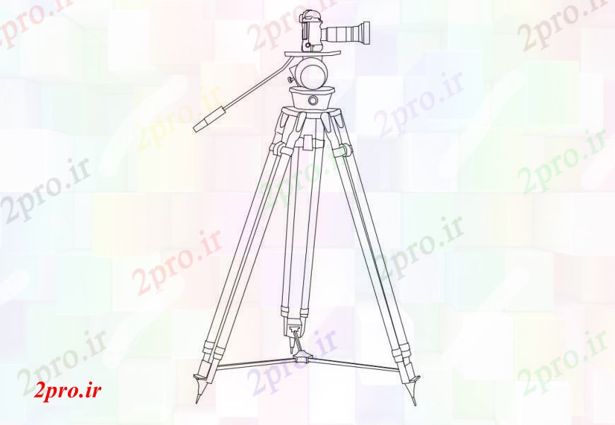 دانلود تری دی سه پایه دوربین   (کد26972)