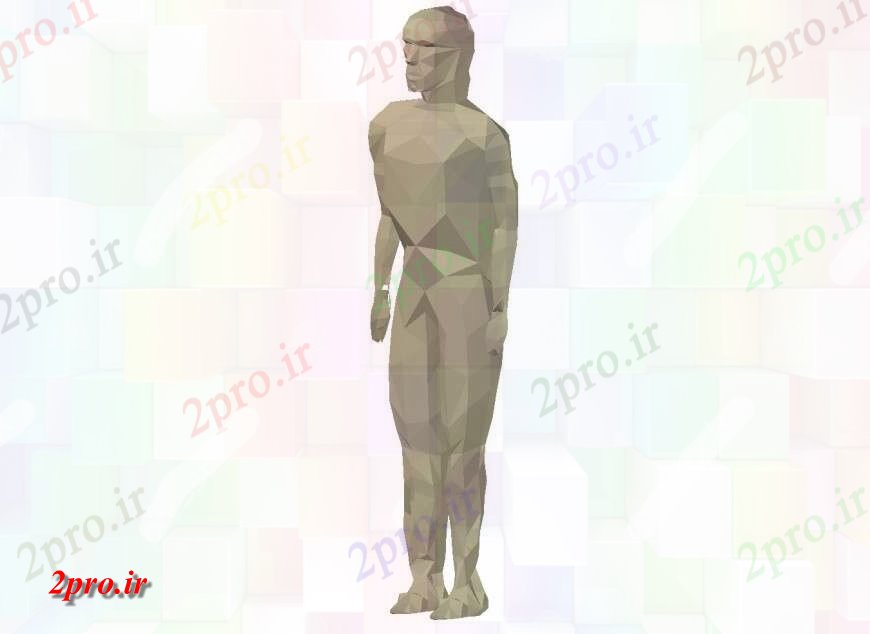 دانلود تری دی مدل انسان  (کد27005)