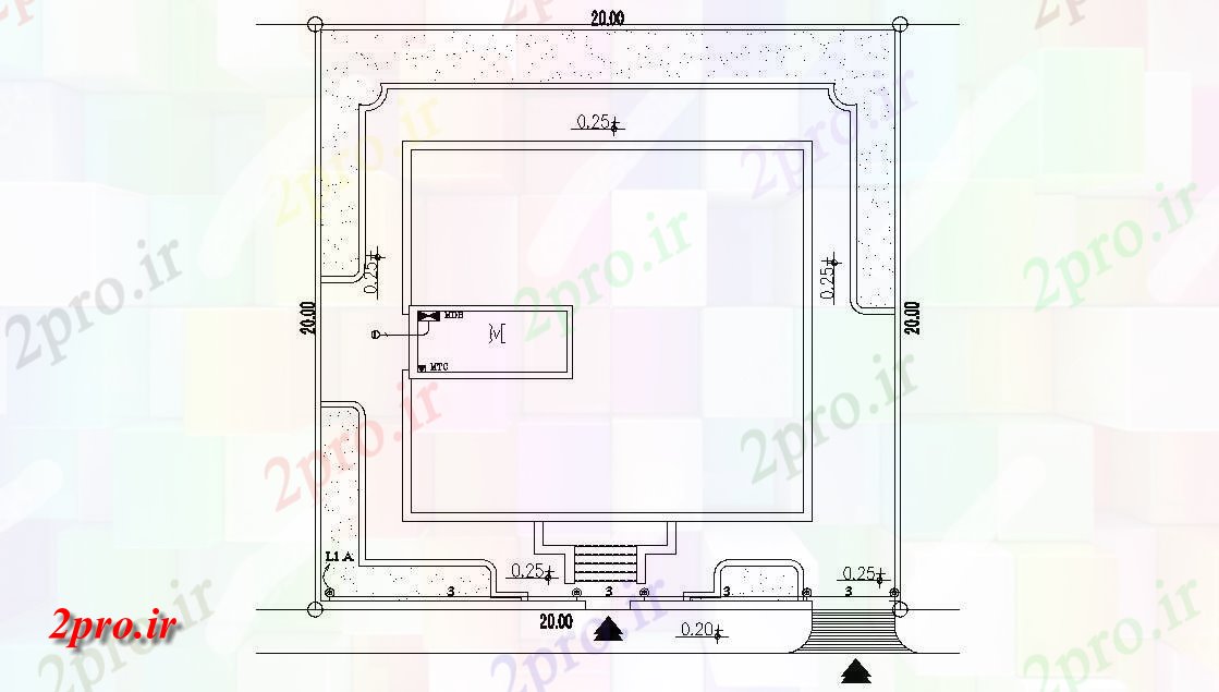 دانلود  نقشه طرح سایت   (کد28120)