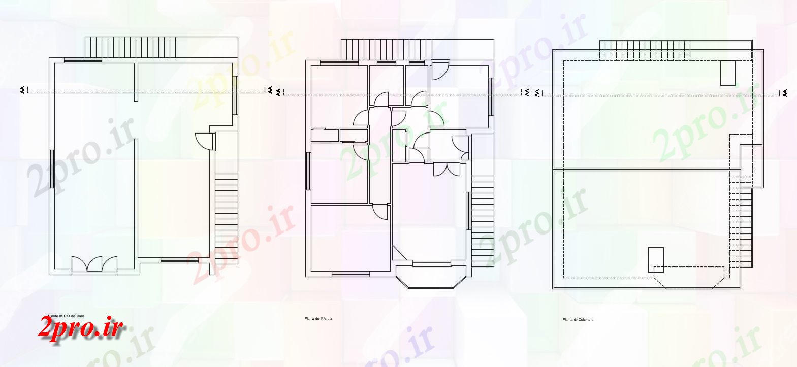 دانلود  نقشه مجتمع مسکونی ، اپارتمان   (کد28215)