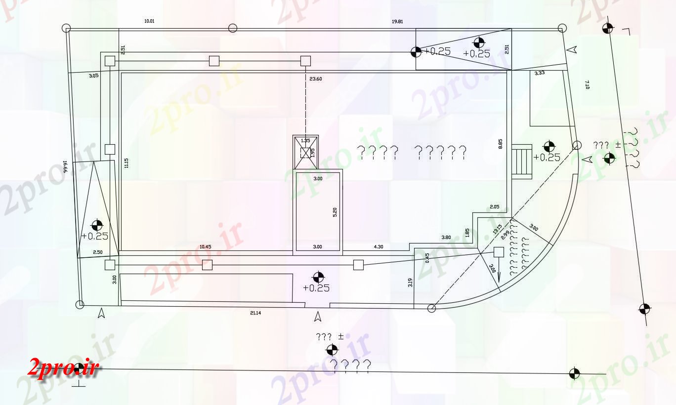 دانلود  نقشه طرح و مساحت سایت   (کد28290)