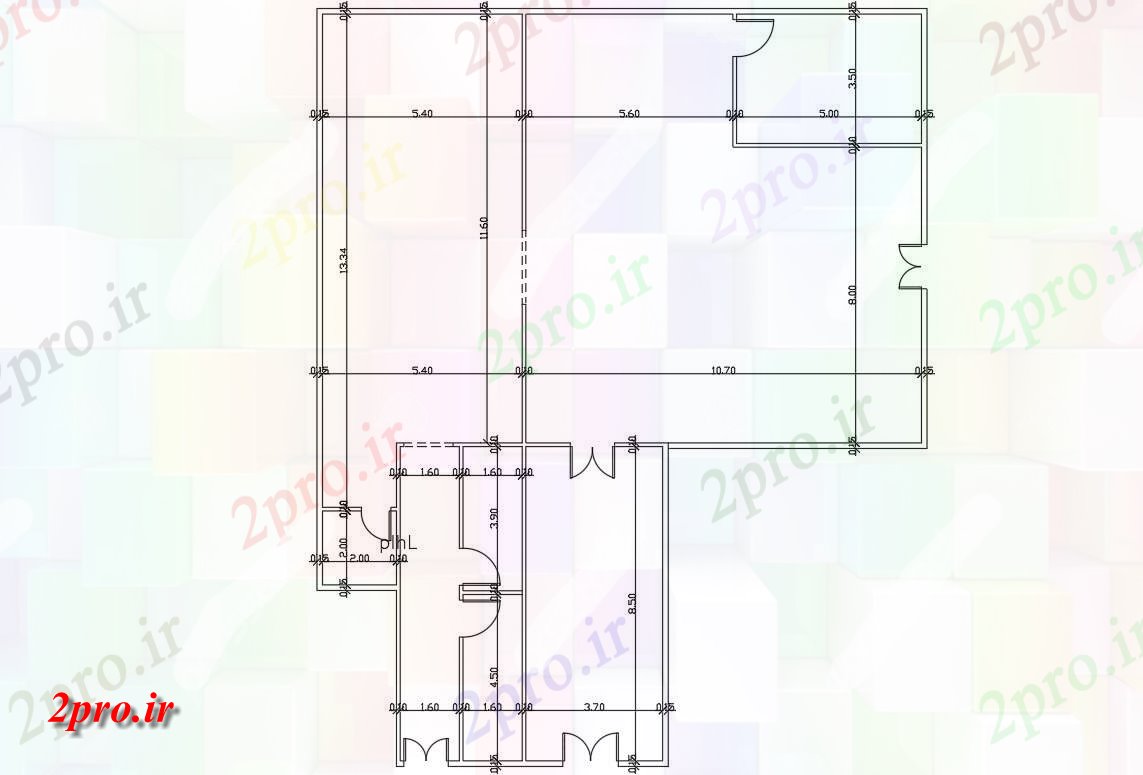 دانلود  نقشه مسکونی ، ویلا ، دوبلکس ، اپارتمان   (کد28333)