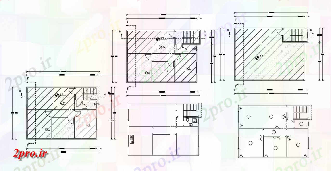 دانلود  نقشه برق کشی ساختمان   (کد28442)