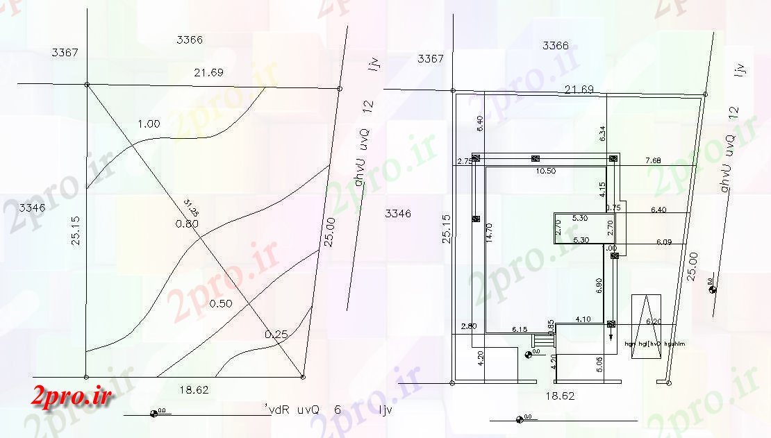 دانلود  نقشه سایت پلان ، شهرک ، بلوک بندی ، طراحی سایت   (کد29997)