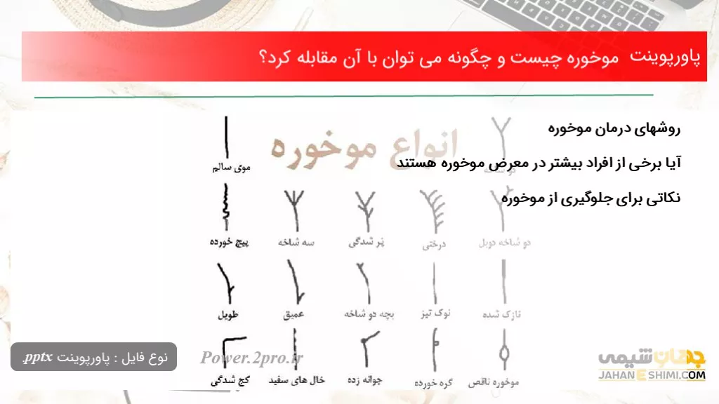 دانلود پاورپوینت موخوره چیست و چطور می توان با آن مقابله کرد؟ - کد100176