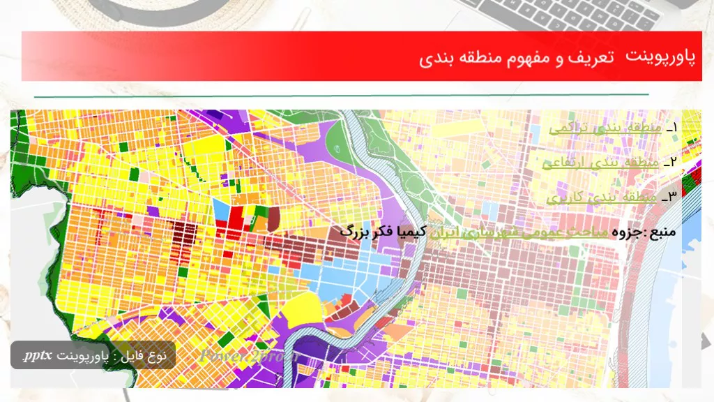 دانلود پاورپوینت تعریف و معنی منطقه بندی - کد103364