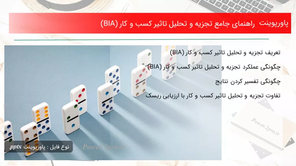 دانلود پاورپوینت راهنمای جامع تجزیه و تحلیل اثر کسب و کار (BIA) - کد107334