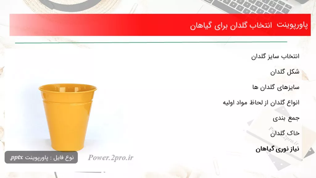 انتخاب گلدان برای گیاهان