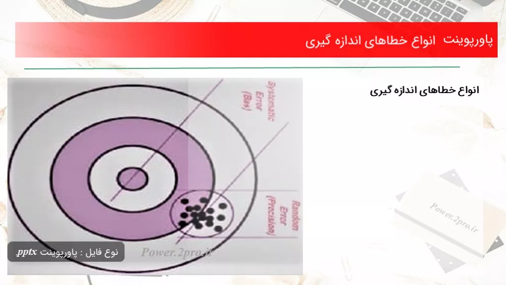 دانلود پاورپوینت انواع خطاهای اندازه گیری - کد113567