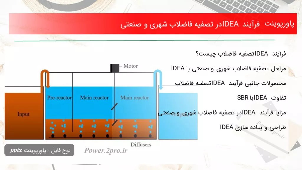 فرآیند IDEA در تصفیه فاضلاب شهری و صنعتی