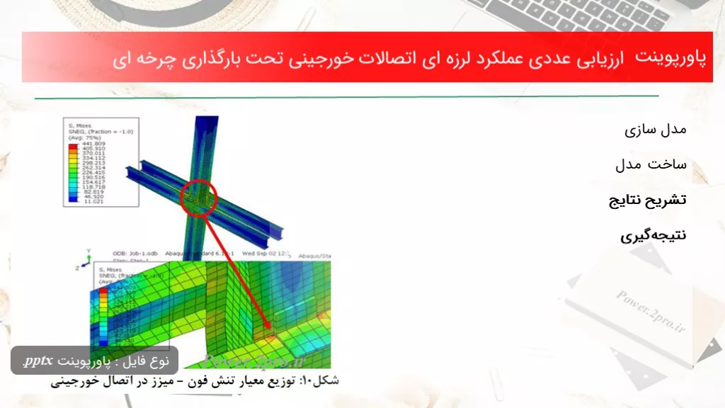 ارزیابی عددی عملکرد لرزه ای اتصالات خورجینی تحت بارگذاری چرخه ای