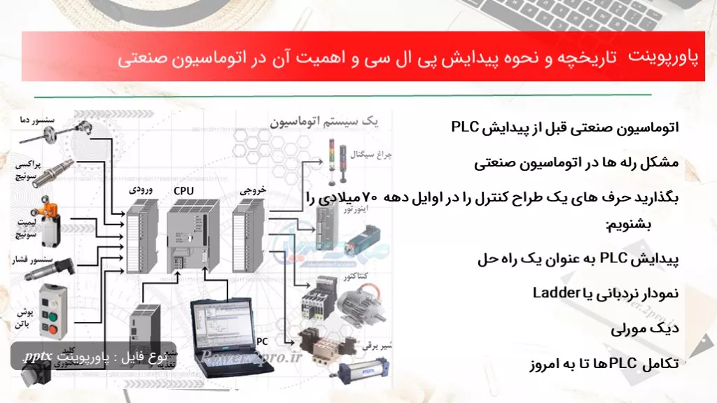 تاریخچه و نحوه پیدایش پی ال سی و اهمیت آن در اتوماسیون صنعتی