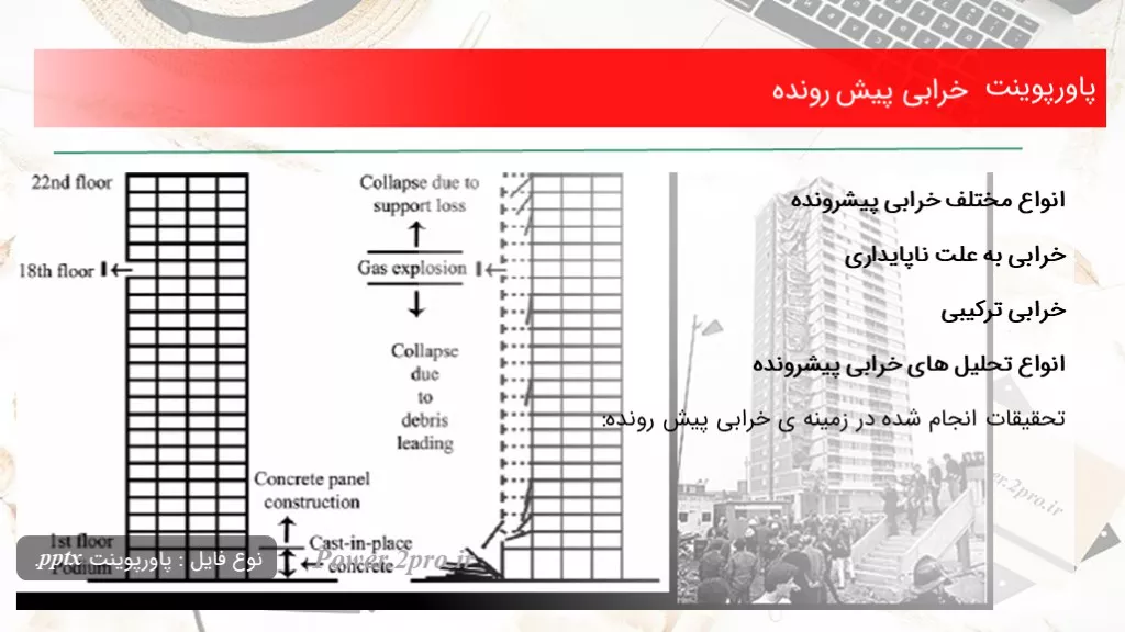 دانلود پاورپوینت خرابی پیش رونده - کد114774