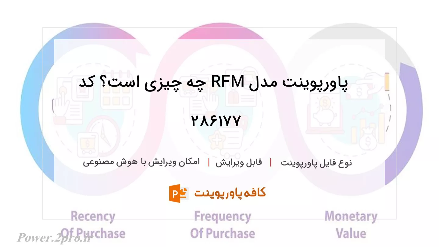 دانلود پاورپوینت مدل RFM چه چیزی است؟ کد 286177