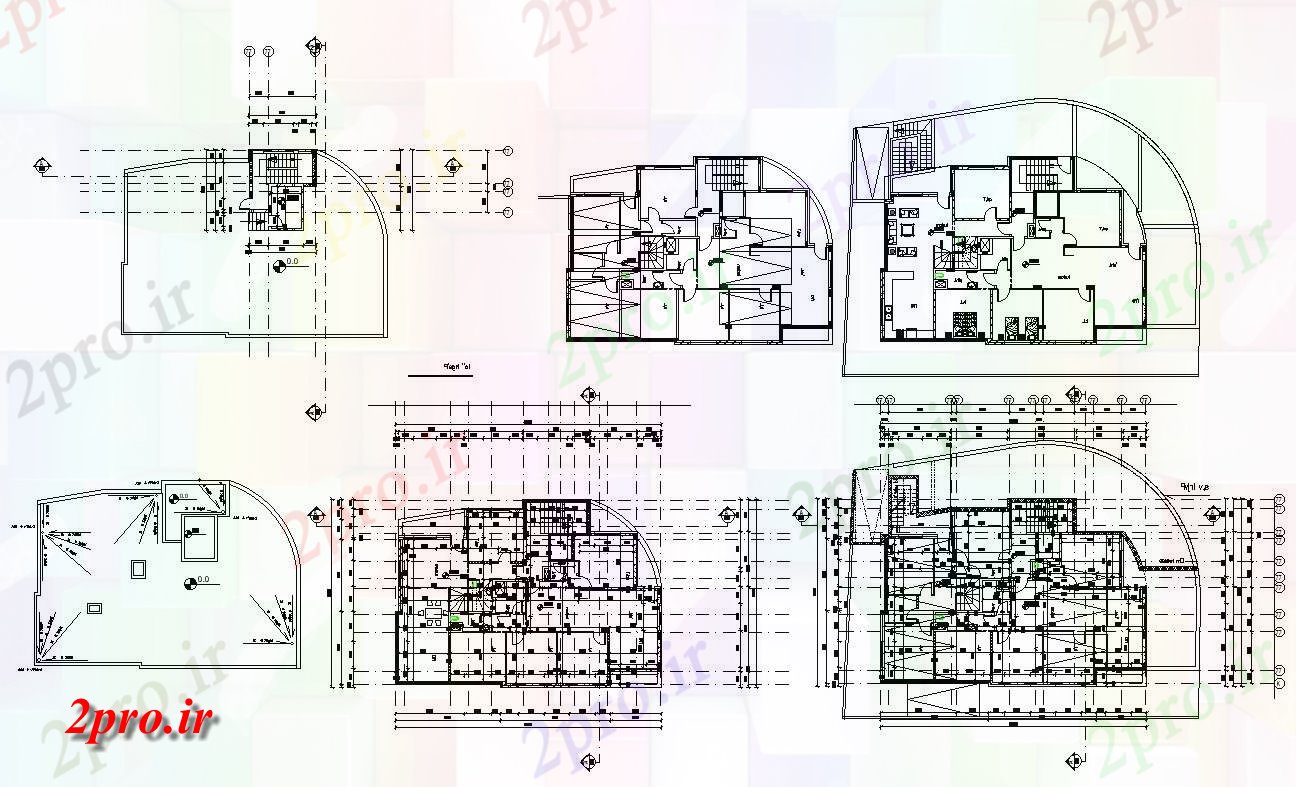 دانلود  نقشه مسکونی ، ویلا ، دوبلکس ، اپارتمان 14×19 متر (کد30054)