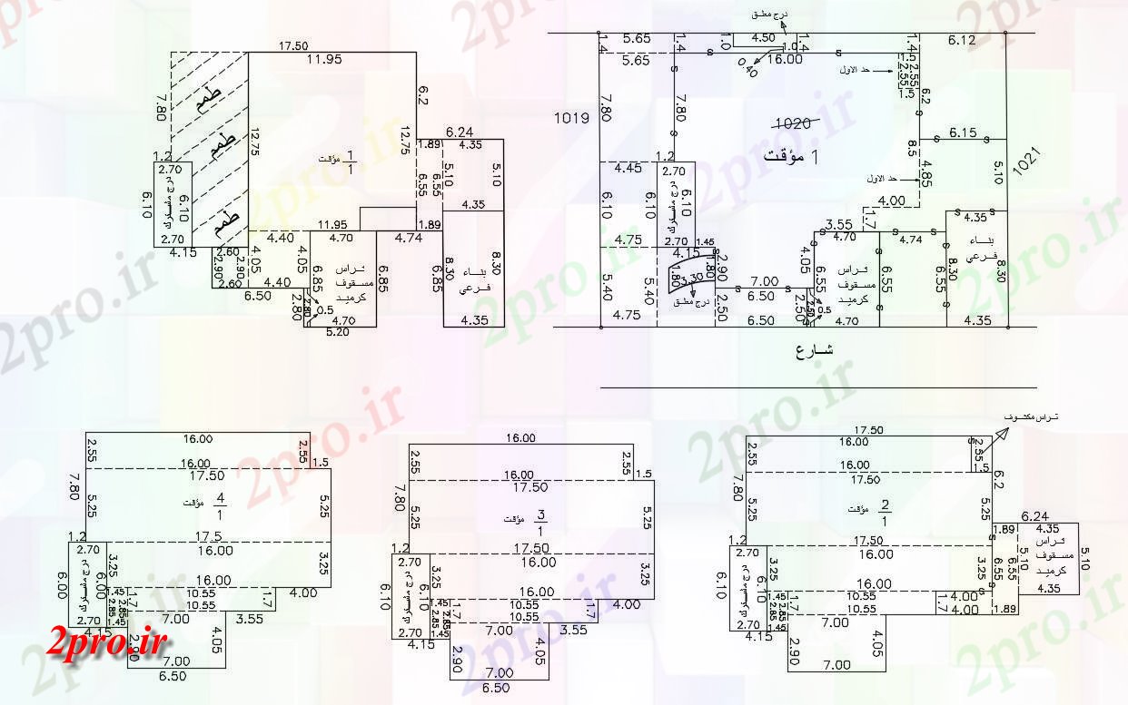 دانلود  نقشه سایت پلان ، شهرک ، بلوک بندی ، طراحی سایت   (کد30497)