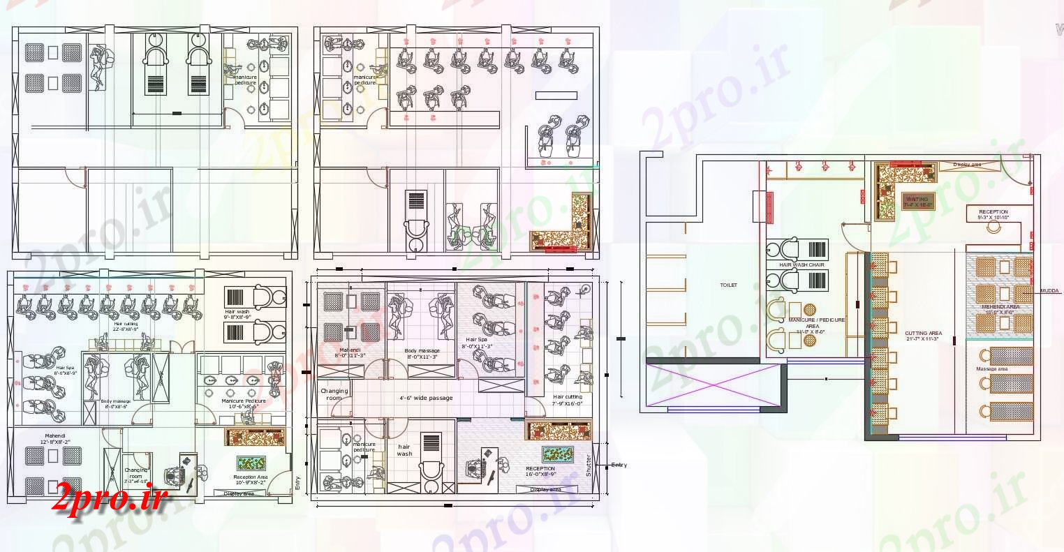 دانلود نقشه معماری سالن طبقه مبلمان طرح طرح  (کد30677)