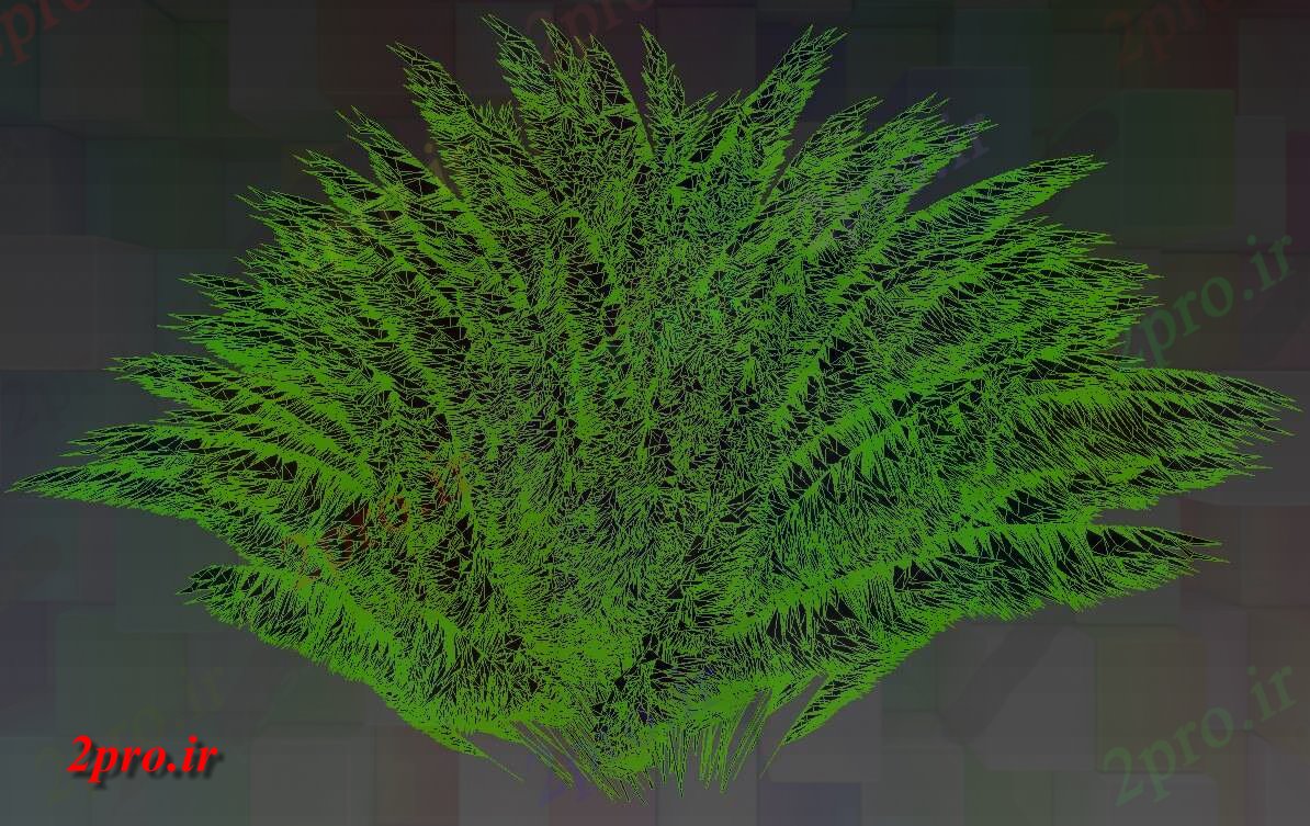 دانلود نقشه بلوک مبلمان گیاهان ، درخت ، گل   (کد31239)