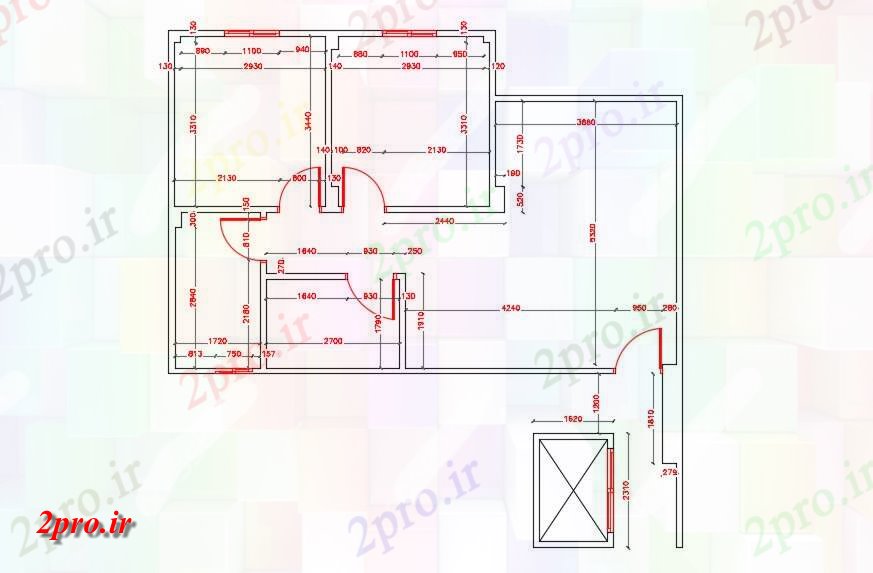 دانلود نقشه مسکونی ، ویلا ، دوبلکس ، اپارتمان    (کد32075)