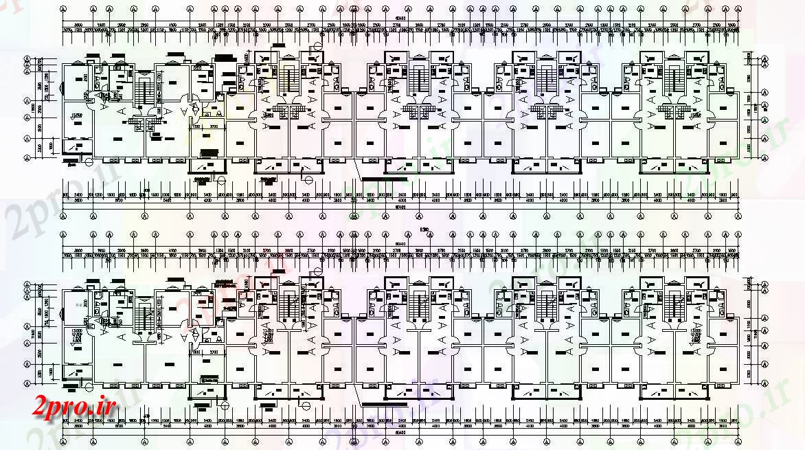 دانلود نقشه مسکونی ، ویلا ، دوبلکس ، اپارتمان 118×804 متر 12 در 80 متر (کد32449)