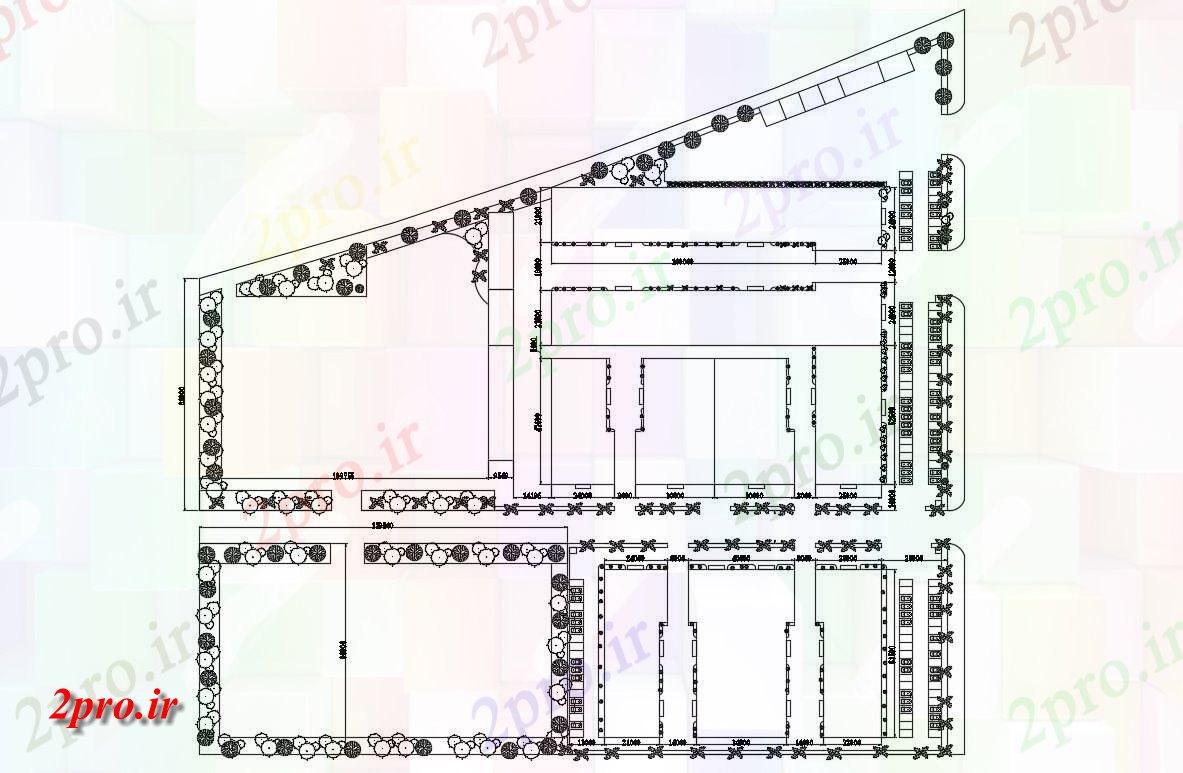 دانلود نقشه پارکینگ ، سایت پلان ، شهرک ، بلوک بندی ، طراحی سایت   (کد33199)