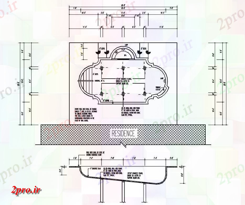 دانلود نقشه  طرح مجلس 29×38 متر (کد33571)