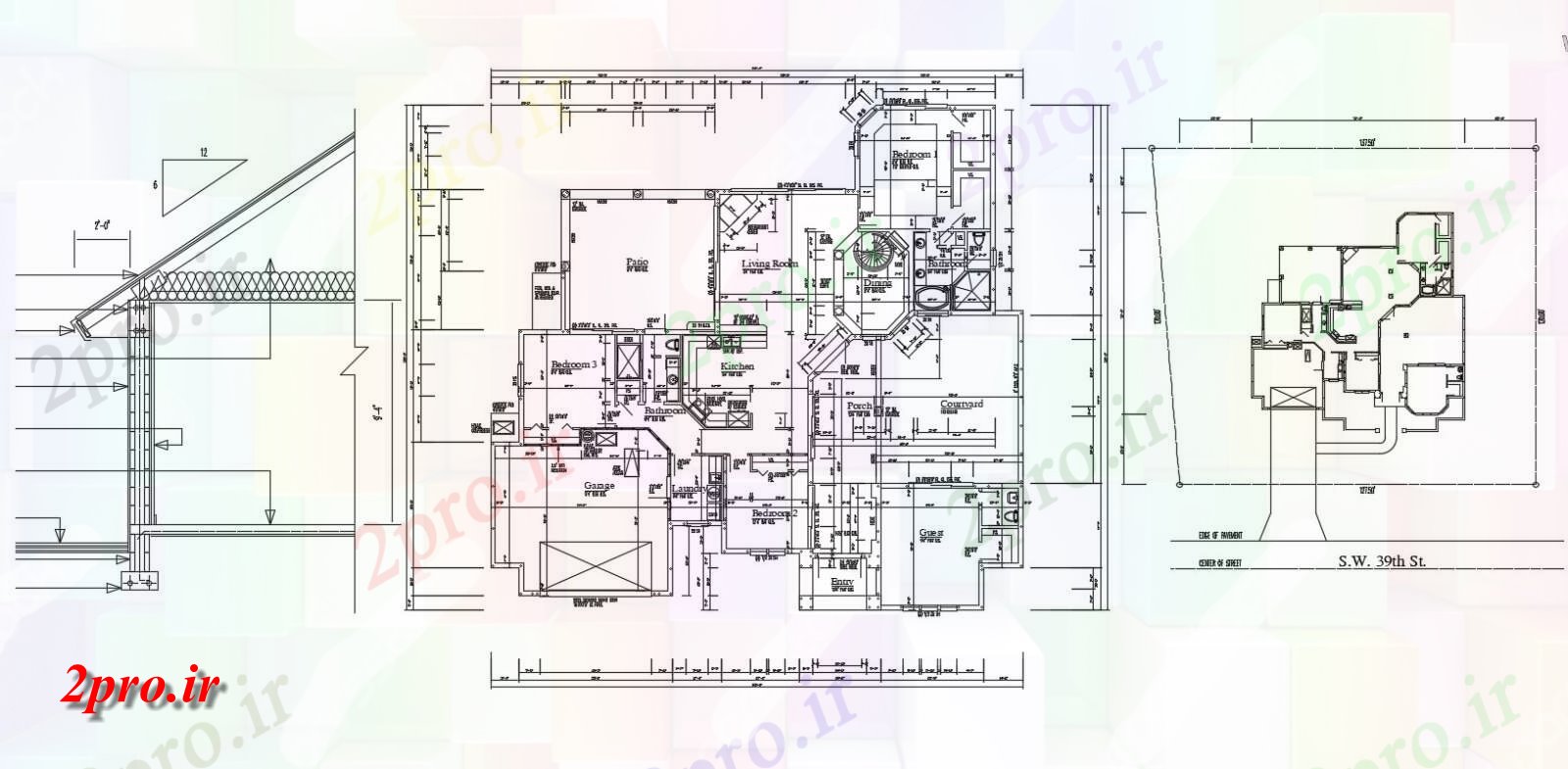 دانلود نقشه مسکونی  ، ویلایی ، آپارتمان   (کد33764)